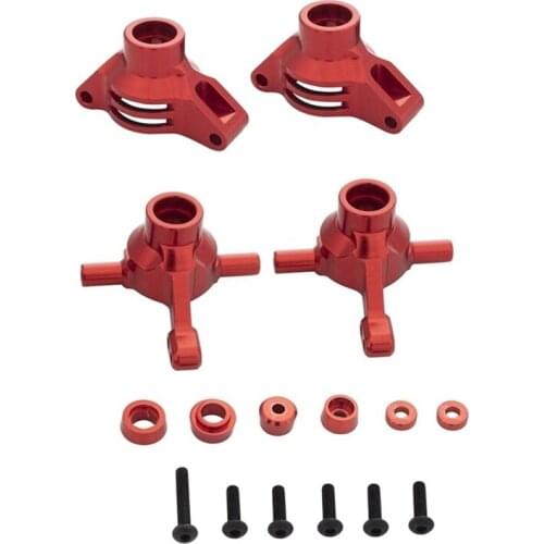Aluminum Alloy Front Rear Knuckle Arm Steering Cup Upright Hub Carrier for 1/10 RC Car Tamiya TT02 TT-02 Parts