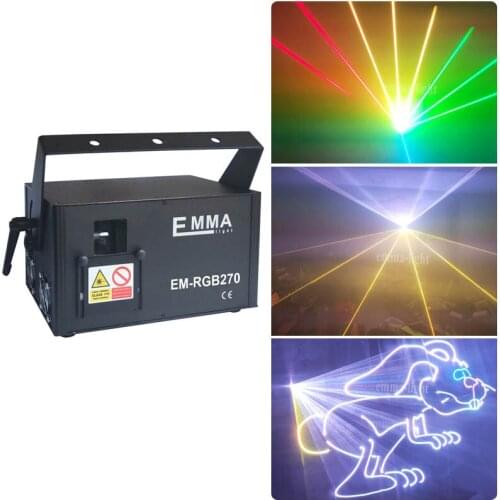 Professional DJ Lighting 5w RGB 3D Dmx Ilda Animation Laser Light Show projector