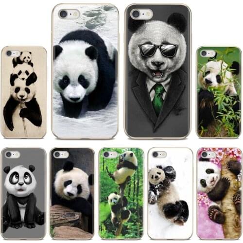 Silicone Skin Cover For Samsung Galaxy J1 J2 J3 J4 J5 J6 J7 J8 Plus 2018 Prime 2015 2016 2017 EU Watercolor Panda Cartoon Animal