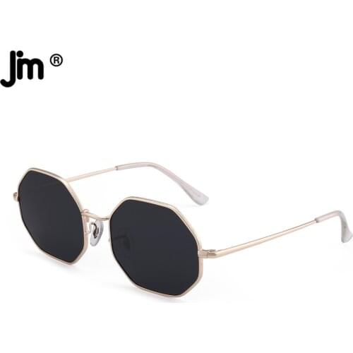 Octagon Sunglasses Polarized Men Women Metal Frame Fashion Vintage Sunglasses UV400