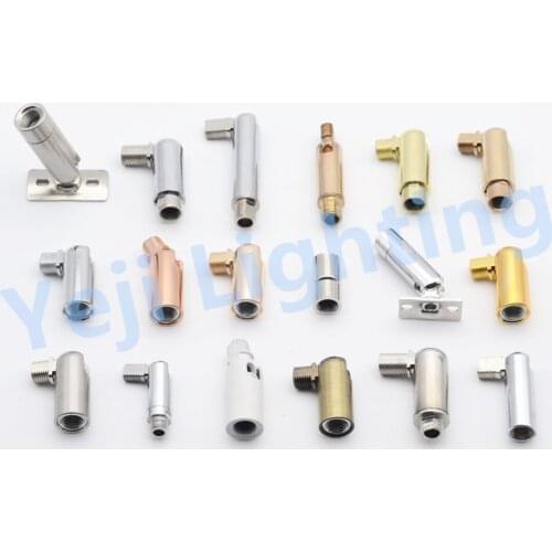 Universal head M10 M8 inner thread outside teeth ceiling rose canopy adapter lamp base connector iron plating lighting fittings