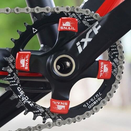 SNAIL Mountain Bike Crankset Screws MTB Bicycle Crank Screws 7075 Aluminum Single Chainring Bolts Road