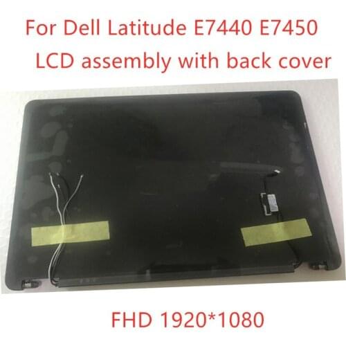 14.0 Inch upper half set Laptop FHD 0M1WHV LCD Panel B140HAN01.3 E7440 E7450 Assembly replace For Dell Latitude Touch screen