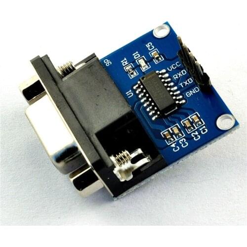 5pcs/lot MAX232 RS232 To TTL Converter Module COM Serial Port Board MAX3232 MAX232CSE Female DB9 Connector