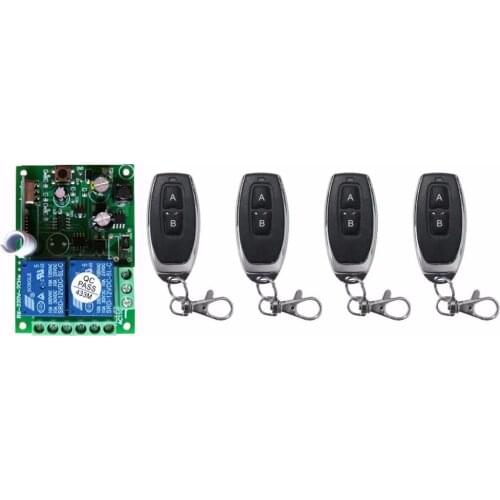 AC85V 110V 220V 250V 2CH RF Wireless Remote Control Relay Switch Security System Garage Doors, Electric Doors/window /lamp