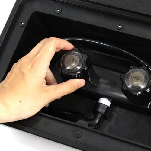 Black RV Outside Outdoor Exterior Shower Spray Box Set Hand Held