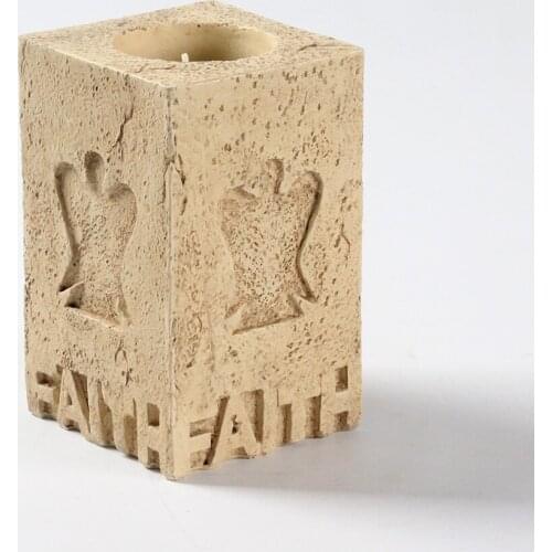 Rectangle Silicone Concrete Mold Handmade Craft Epoxy Resin Candlestick Mould