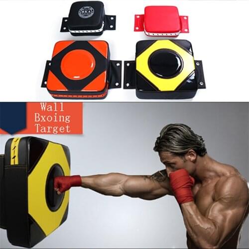 Hot Faux Leather Wall Punching Pad Boxing Punch Target Training Sandbag Sports Dummy Punching Bag Fighter Martial Arts Fitness