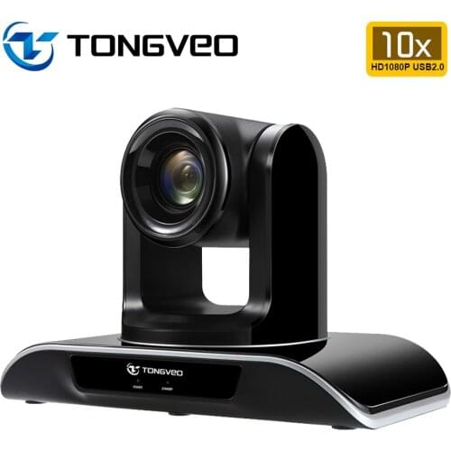 Tongveo VHD102U 10x Zoom HD Camera 1080p Video Conferencing Recording and Streaming PTZ USB2.0 Output for TeleEducation