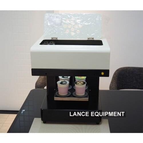4 cups printing coffee machine/selfie coffee printing machine/latte art coffee printer china
