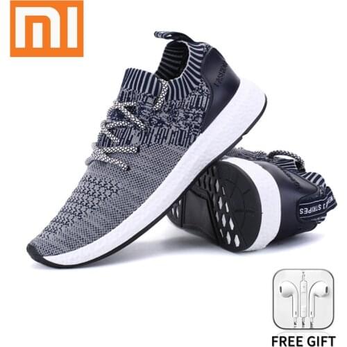 Xiaomi Youpin Sneakers Casual Outdoor Shoes Men Fashion Lightweight Soft Breathable Lace-up Running Flying Weave Size Male 39-44