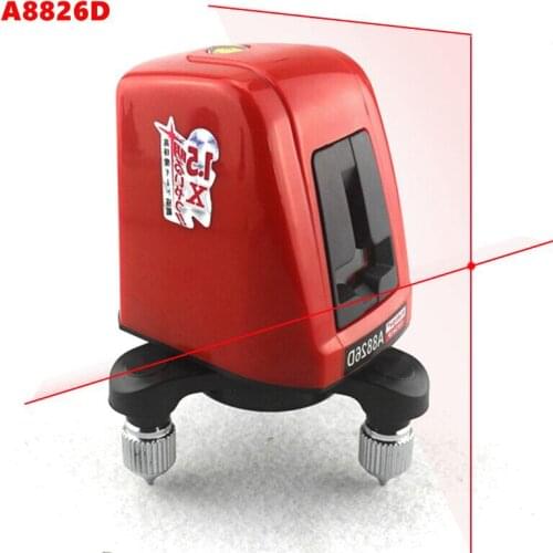 A8826D Laser Level 2 Red Cross Line 1 Point 360 Degree Rotary Self- leveling Nivel Laser Diagnostic tools