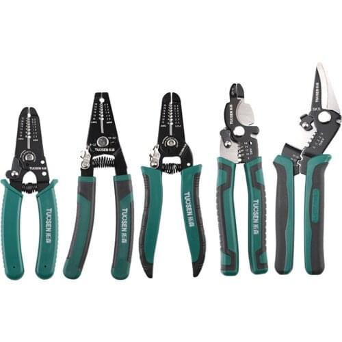 Multifunctional Manual Wire Stripping Pliers Labor-Saving Wire Stripper Cable Cutter Crimping Pliers Hardware Tools Accessories