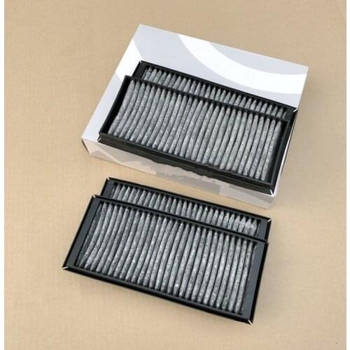4Pcs Auto Cabin Air Filter Element Suit For BMW M3 4.0 V8 E90 E92 E93 OEM NO 64319159606 Active Carbon