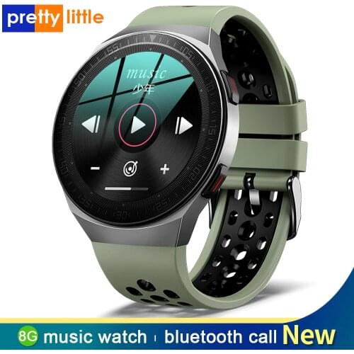New 8G Memory Music Smart Watch Men Bluetooth Call MT-3 Waterproof Sports Fitness Smartwatch Full Touch Screen For Android IOS