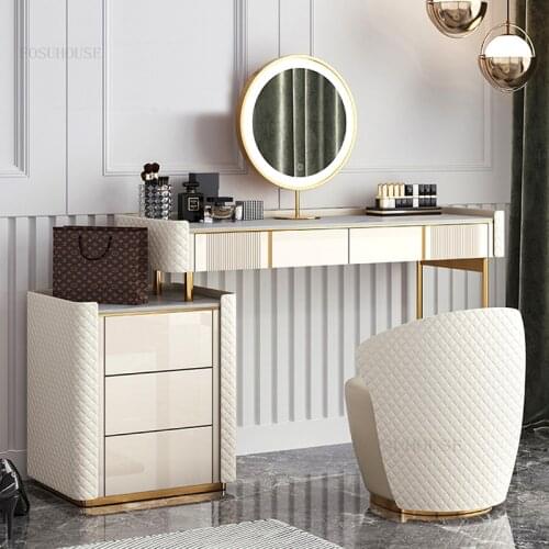 Modern Minimalist Home Furniture Storage Cabinet Small Apartment Bedroom Dressing Table Homestay Dormitory Villa Drawer Dressers