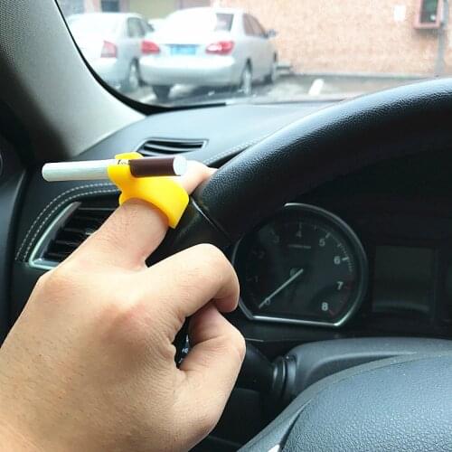 Regular Waterproof Men Smokering Ring Free Artifact Player Hand Silicone Game Cigarette Driver Wholesale Rack Finger Gift