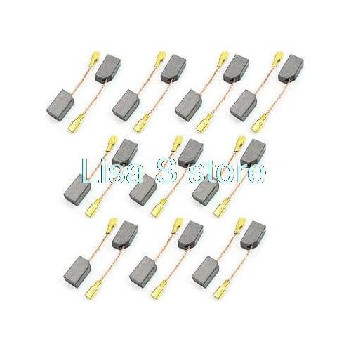 20 pcs 13mm x 8mm x 6mm Motor Carbon Brush Motorcarbon for Dewalt 100