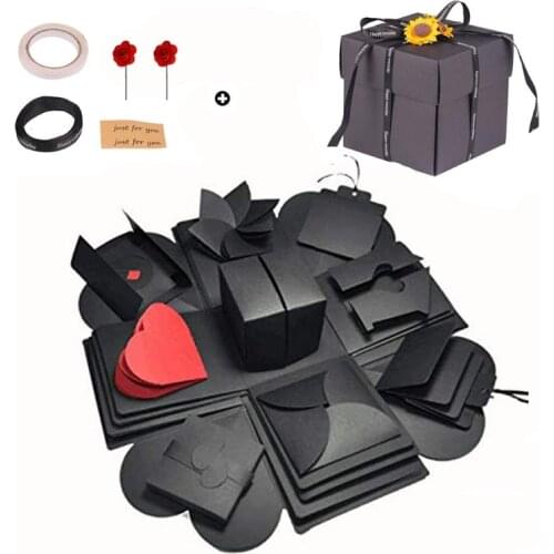 Explosion Box - Creative Surprise Gift Box DIY Photo Album Scrapbooking for Chr