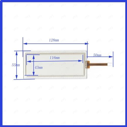 ZhiYuSun KDT-4449 128*55mm TestedTouch Panel Digitizer 128*55 for Car DVD this is compatible