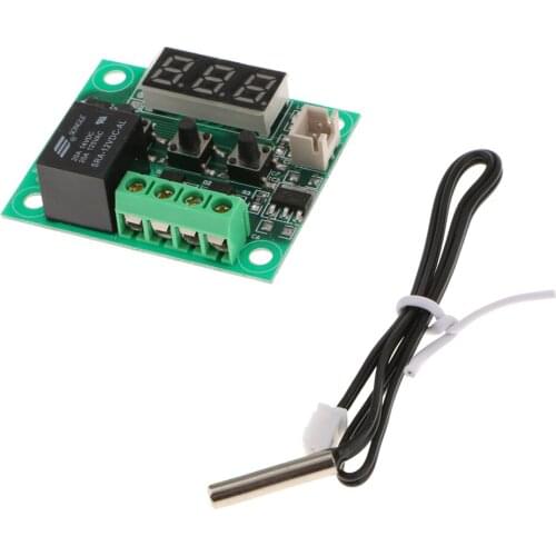 -50℃+110℃ 12V Thermostat Cooling/Heating Temp Control Sensor Module