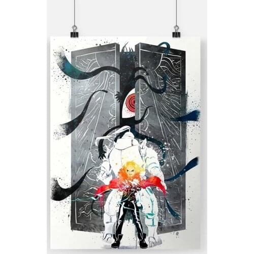 FullMetal Alchemist Anime Canvas Print Picture Wall Art Cool Paintings Home Decoration Module Poster For Living Room Frame