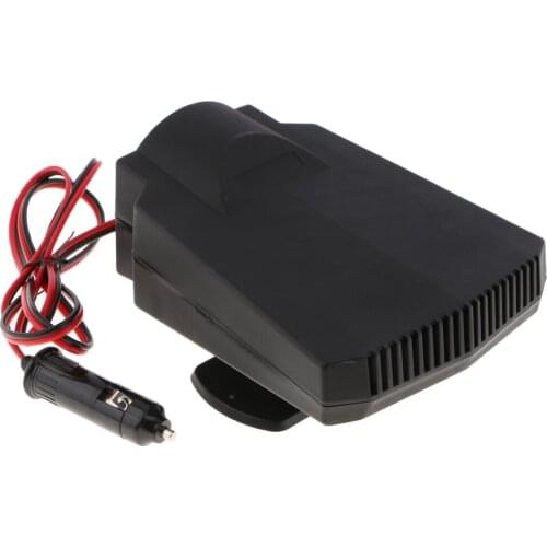 Car Heating Cooling Fan Window Demister Defroster Cigarette Lighter Plug