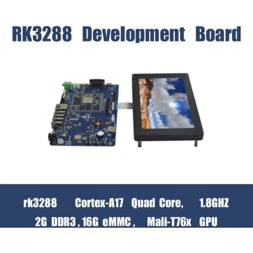 ARM Cortex A17 Quad Core X3288 Development Board RK3288 2GB DDR3 16GB EMMC 7Inch Capacitive LCD Supports Dual band WIFI AndBT4.0