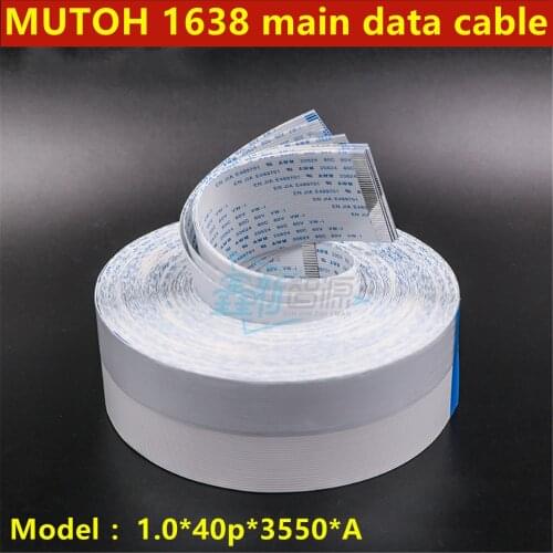 Long data cable for MUTOH 1638 printer main board FFC flat data cable 40P for Mutoh Valuejet 1618 1638 data cable 1.0*40p*3550*A