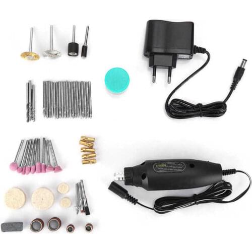 Mini Electric Drill 12V Mini Electric Drill Electric Grinder Kit Polishing Rotary Tool Accessories EU Plug 220V