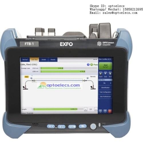 EXFO FTB-1 v2 with FTB-730C-SM1 / TK-1v2-FTB-730C-SM1 SM OTDR 1310/1550nm dynamic range 39/38dB Multi-languages ready in stocks