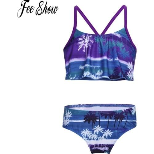 FEESHOW Swimming Trunks For Girls