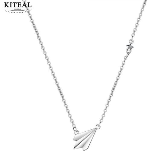 KITEAL2020 Birthday Gift silver color Girl pendants Geometric stars choker Charming Jewelry Accessories