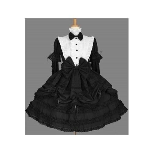 LLT056) Lolita Dresses Short Sleeve Sweet Lolita Short Dress Ball Gown Fancy Prom Dress Halloween Party Masquerade Costume