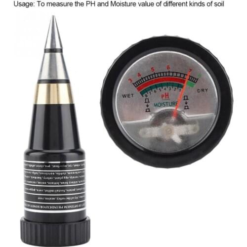Humidity Monitor Detector 2 in 1 PH Soil Meter Moist Moisture Light Sensor PH Soil Meter Moisture Meter