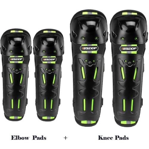 Motorcycle Knee and Elbow Pads Motocross Knee & Elbow Protector Anti-Fall MTB ATV DH Motorbike Moto Riding Protective Equipment