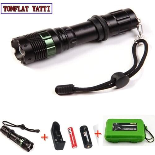 Defense Lanterna Tatica Police Led Recarregavel Cree T6 forte Do M L Mini Lanterna Tatica Profissional Recarregavel Frete Gratis