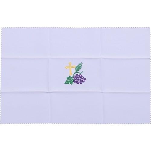 Holy Catholic Church Lamb Embroidery Altar Cover Purificator Altar Cloth