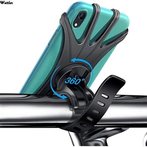 Universal Bicycle Mobile Phone Holder Silicone Motorcycle Bike Handlebar Stand Mount Bracket Mount Phone Holder For iPhone