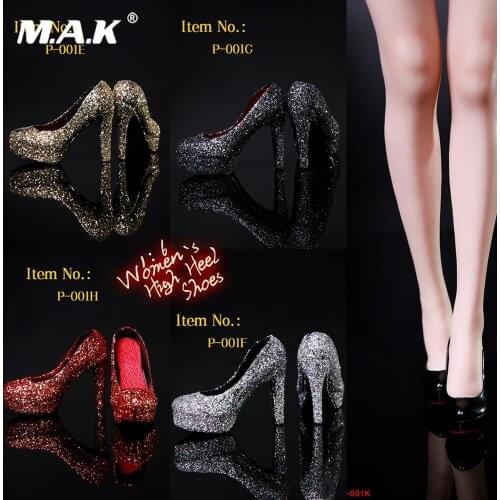 1/6 Scale Womens High Heel Shoes 10 Styles P-001 for 12'' Woman Action Figure Accessory