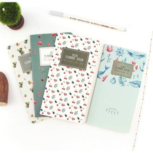 24 Sheets Cactus Flamingo Cherry Planner Notebook To Do List Organizer Diary w16 Student Supply School Creative Cute