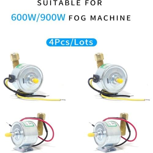 4pcs/lots 400w 600w 900w fog machine accessories sucker rod pumping plastic joint electromagnetic pump smoke machine