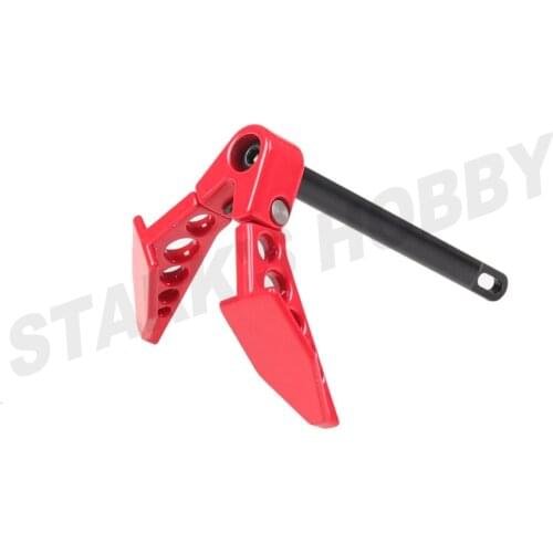 1/10 Scale Accessories Foldable Metal Winch Anchor for 1:10 RC Crawler Traxxas TRX4 D90 TF2 SCX10 CC01 Simulation Decoration Toy