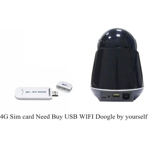 3MP Super HD Auto Tracking Wireless PTZ IP Camera Support USB 4G Sim Card WIFI Dongle Burglar Alarm Kit
