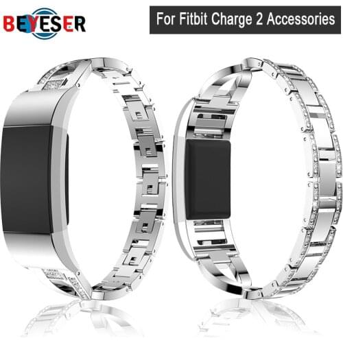 Stainless Steel Metal Wrist Strap for Fitbit Charge2 Watch Replacement Belt Wirst Band for Fit Bit Charge 2 Smart Accessories