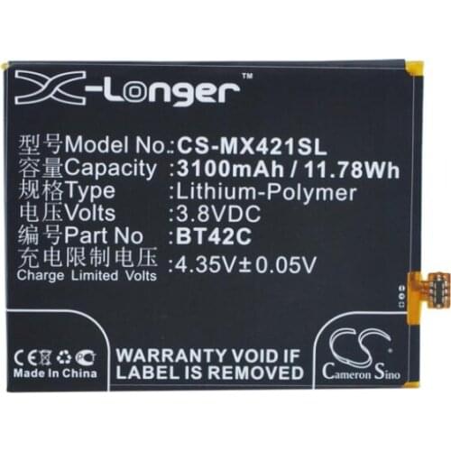 Cameron Sino 3100mAh battery for MEIZU Note 2 BT42C Mobile, SmartPhone Battery