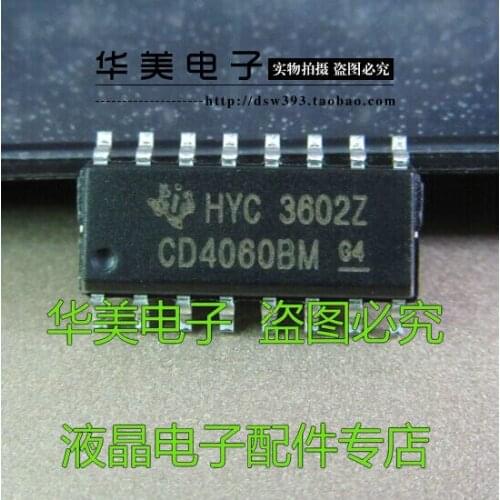 CD4060BM HCF4060 SOP - 16 new patch logic circuit