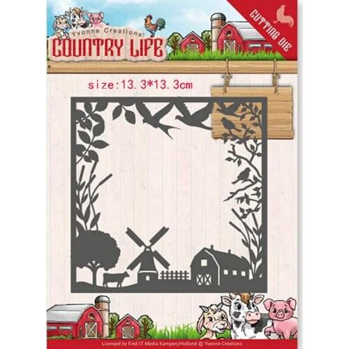 CH 2020 New Arrival Frame Metal Cutting Dies Embossing Scrapbooking Stencil Craft Cut Dies For DIY Card Crafts Handmade