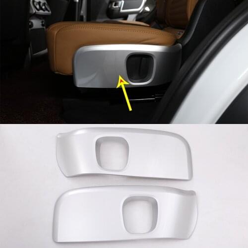 Second-row Seat Adjustment Frame Cover for Land Rover Discovery 5 ABS Car Interior Accessories