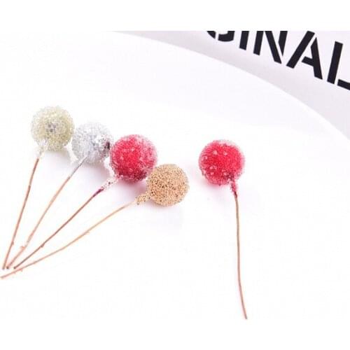 Berry Artificial Flower Green Plant DIY Christmas Garland Wreath Accessories Fake Plant Wedding Flowers Home Party Decoratio